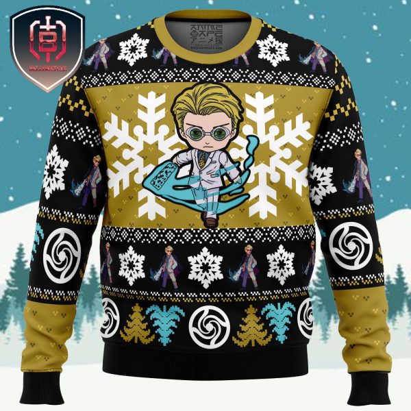 Chibi Nanami Kento Jujutsu Kaisen Xmas Holiday Gift Ugly Christmas Sweater