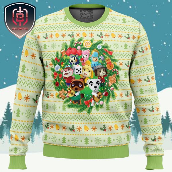 Christmas Animal Festival Animal Crossing Xmas Holiday Gift Ugly Christmas Sweater