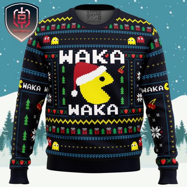 Christmas Arcade Pac-Man Xmas Holiday Gift Ugly Christmas Sweater