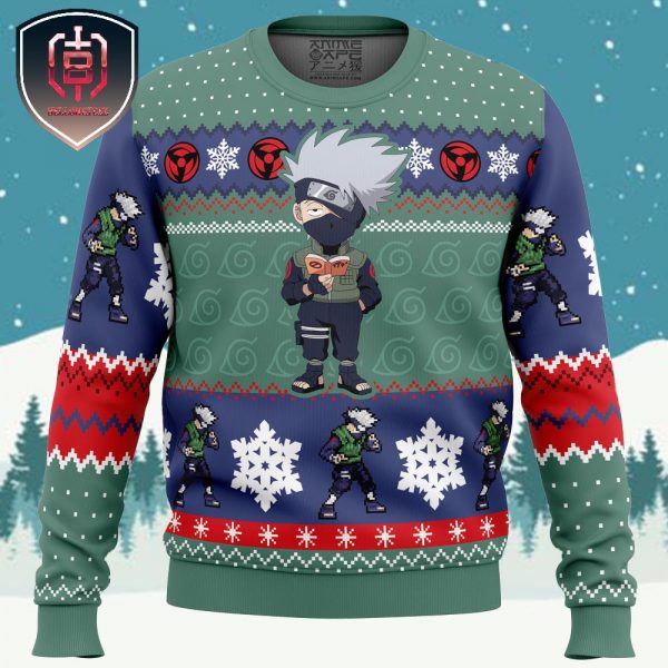 Christmas Chibi Kakashi Hatake Naruto Christmas Sweater