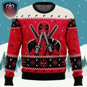 Christmas Deadpool Marvel Comics Xmas Holiday Gift Ugly Christmas Sweater