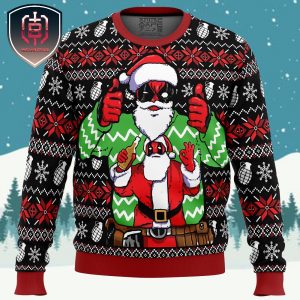 Christmas Deadpool Marvel Xmas Holiday Gift Ugly Christmas Sweater