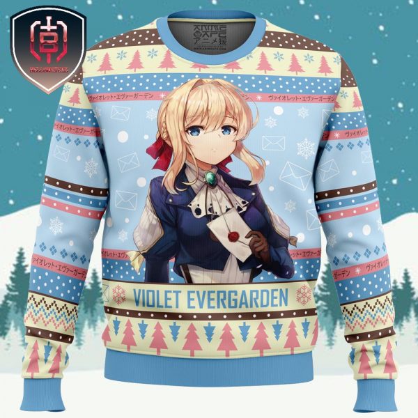 Christmas Doll Violet Evergarden Xmas Holiday Gift Ugly Christmas Sweater