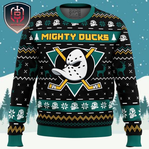 Christmas Ducks The Mighty Ducks Xmas Holiday Gift Ugly Christmas Sweater