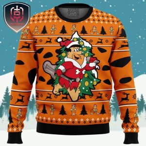 Christmas Fred The Flintstones Xmas Holiday Gift Ugly Christmas Sweater