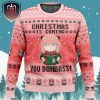 Christmas Is Born When People Gather Together Monster Xmas Holiday Gift Ugly Christmas Sweater