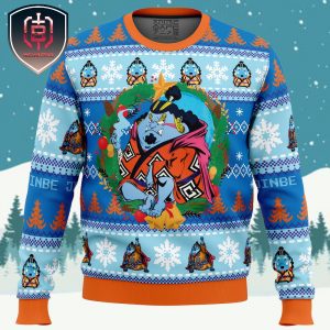 Christmas Jinbe OP Pirates Xmas Holiday Gift Ugly Christmas Sweater