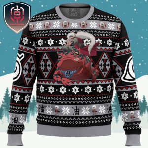 Christmas Jiraiya Naruto Xmas Holiday Gift Ugly Christmas Sweater