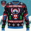 Christmas Love Stitch Xmas Holiday Gift Ugly Christmas Sweater