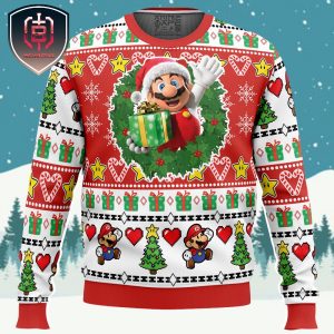 Christmas Mario Mario Bros Xmas Holiday Gift Ugly Christmas Sweater