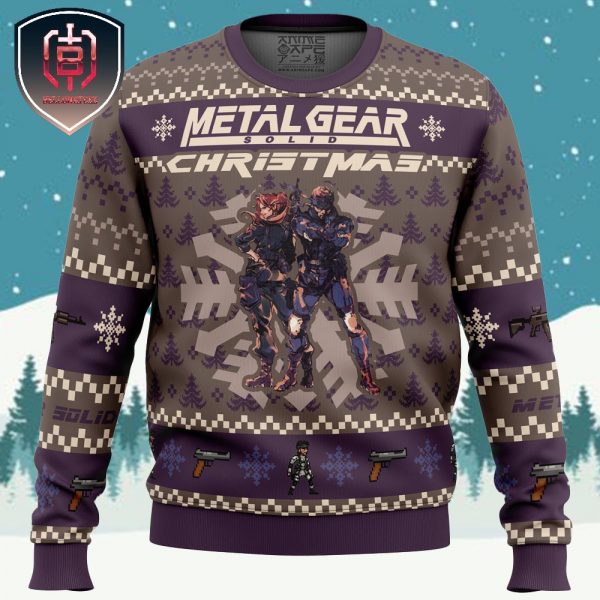 Christmas Metal Gear Solid Xmas Holiday Gift Ugly Christmas Sweater