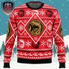 Christmas Red Ranger Power Rangers Xmas Holiday Gift Ugly Christmas Sweater