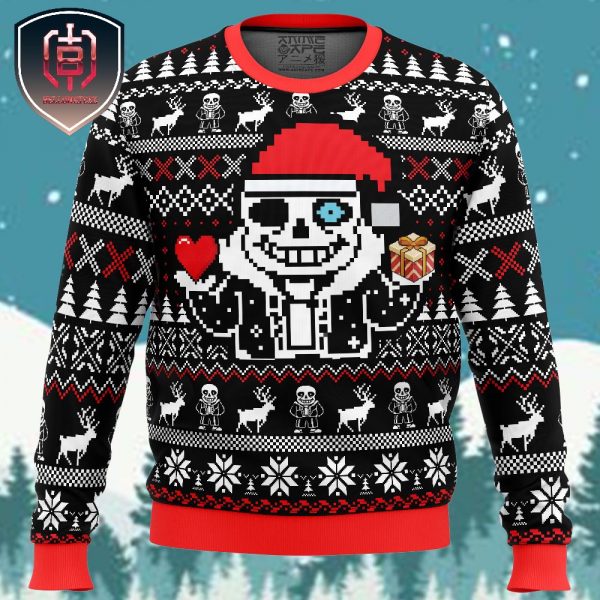 Christmas Sans Undertale Xmas Holiday Gift Ugly Christmas Sweater