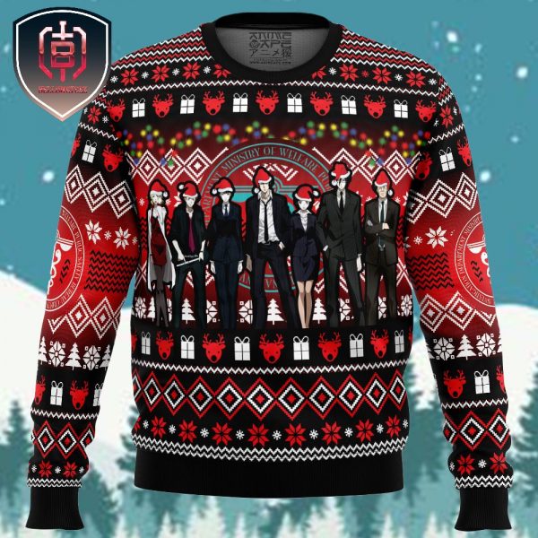 Christmas Staff Psycho-Pass Xmas Holiday Gift Ugly Christmas Sweater