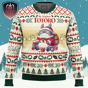 Christmas Totoro My Neighbor Totoro Xmas Holiday Gift Ugly Christmas Sweater