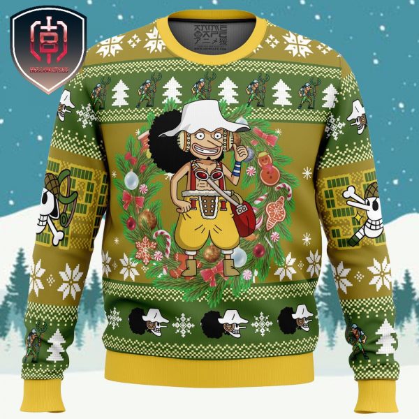 Christmas Usopp OP Pirates Xmas Holiday Gift Ugly Christmas Sweater