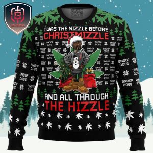 Christmizzle Snoop Dogg Xmas Holiday Gift Ugly Christmas Sweater